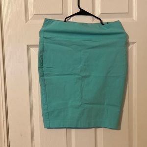 Pencil skirt light teal